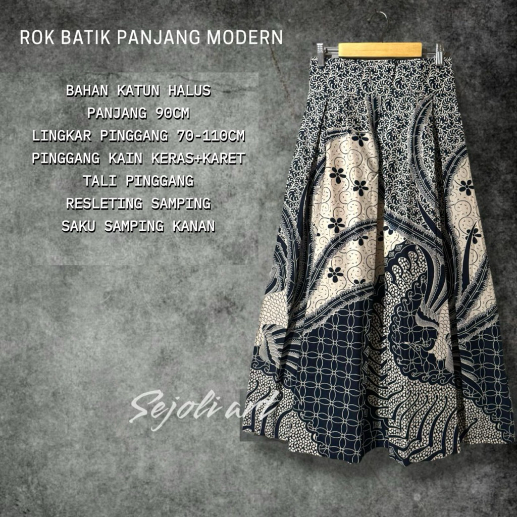 ROK BATIK MODERN ROK BATIK PANJANG WANITA DEWASA
