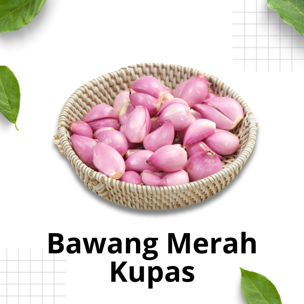 

Bawang Merah Kupas / Bawang / Bamer / Brambang / Bawang putih / Sayur / Sidoarjo Surabaya