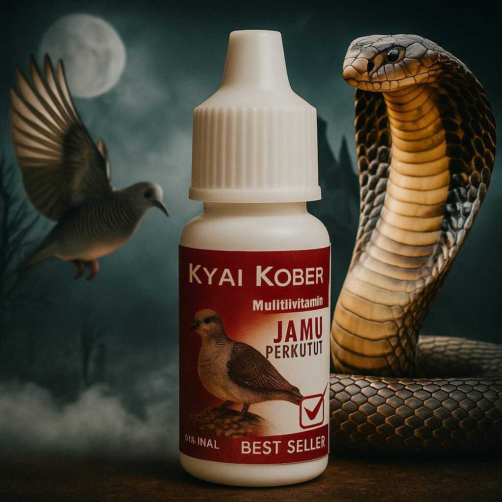 JAMU TETES KYAI KOBER – Multivitamin Herbal untuk Perkutut Lokal & Bangkok BELI TIGA GRATIS 1