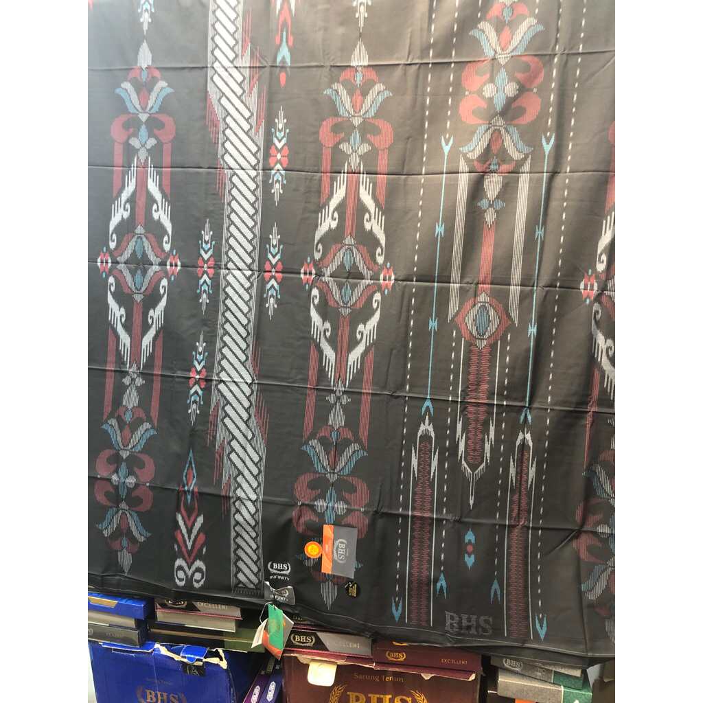 SARUNG BHS INFINITY SILVER MOTIF KEMBANG TIPE V32PKD/PKF/PKA SARUNG DEWASA