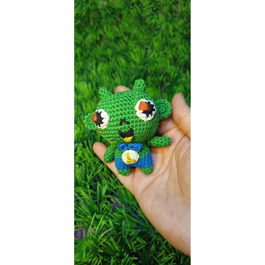 [AMACHUURE] shinbi sinbi shinbi's house sinbi apateu rajutan amigurumi gantungan ganci keychain bone