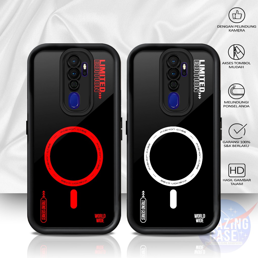 Case Premium Compatible For OPPO A5 2020 A9 2020  Motif RING Casing Softcase Glossy Anti Jamur