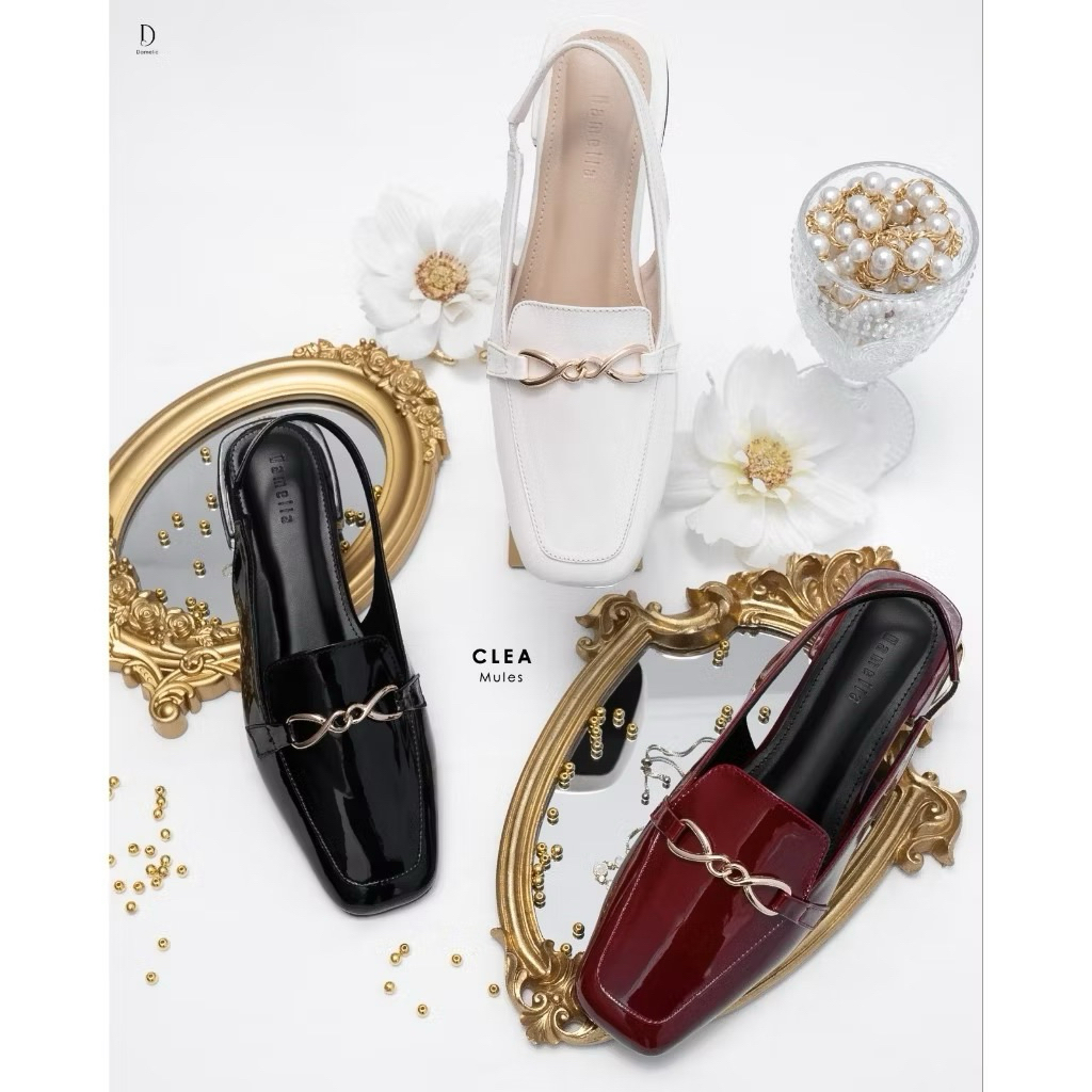 Damelia Melstore jkt Sandal wanita mules Clea DAMELIA MELSTORE JKT