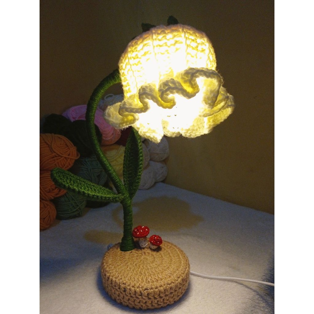 CROCHET Lily of the Valley Lamp