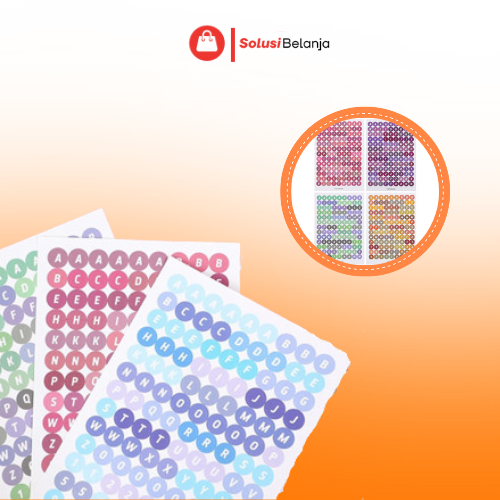 

STICKER ALPHABET HURUF ANGKA DEKORASI PER LEMBAR Y3440