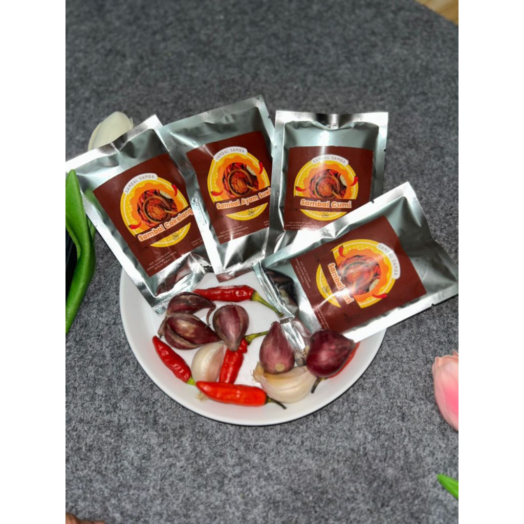 

Sambal Cumi, Ayam Suwir, Teri, Cakalang