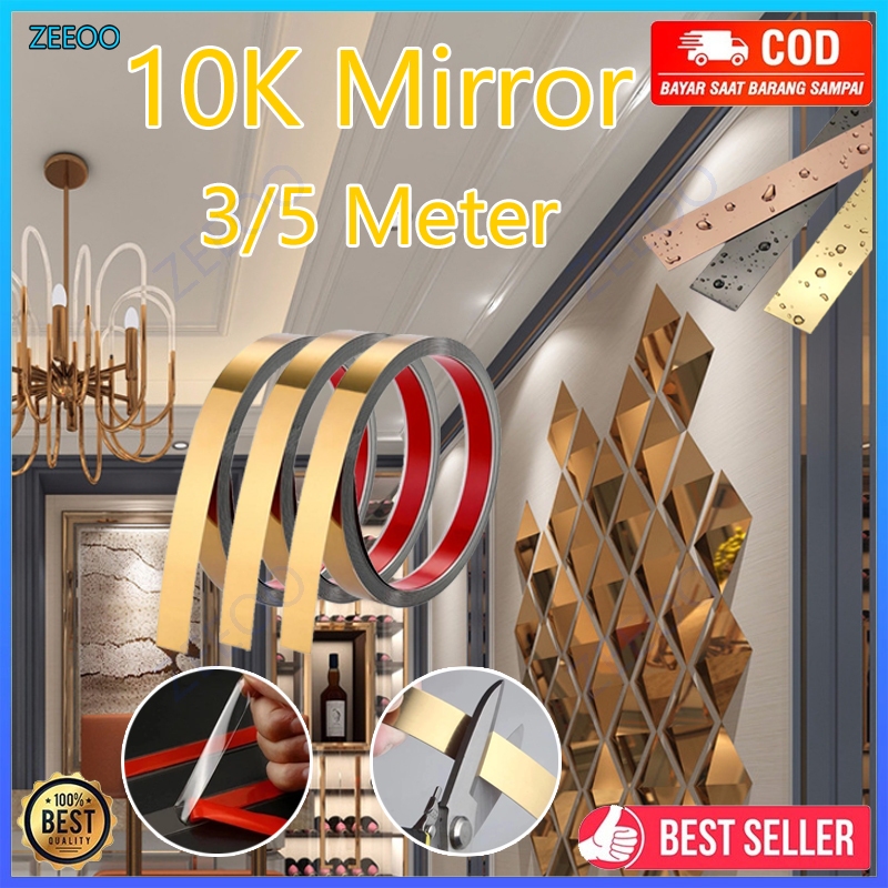 3/5M List Plat Strip Mirror Gold /List Plat Gold /strip mirror gold stainless steel /8K Mirror Strip