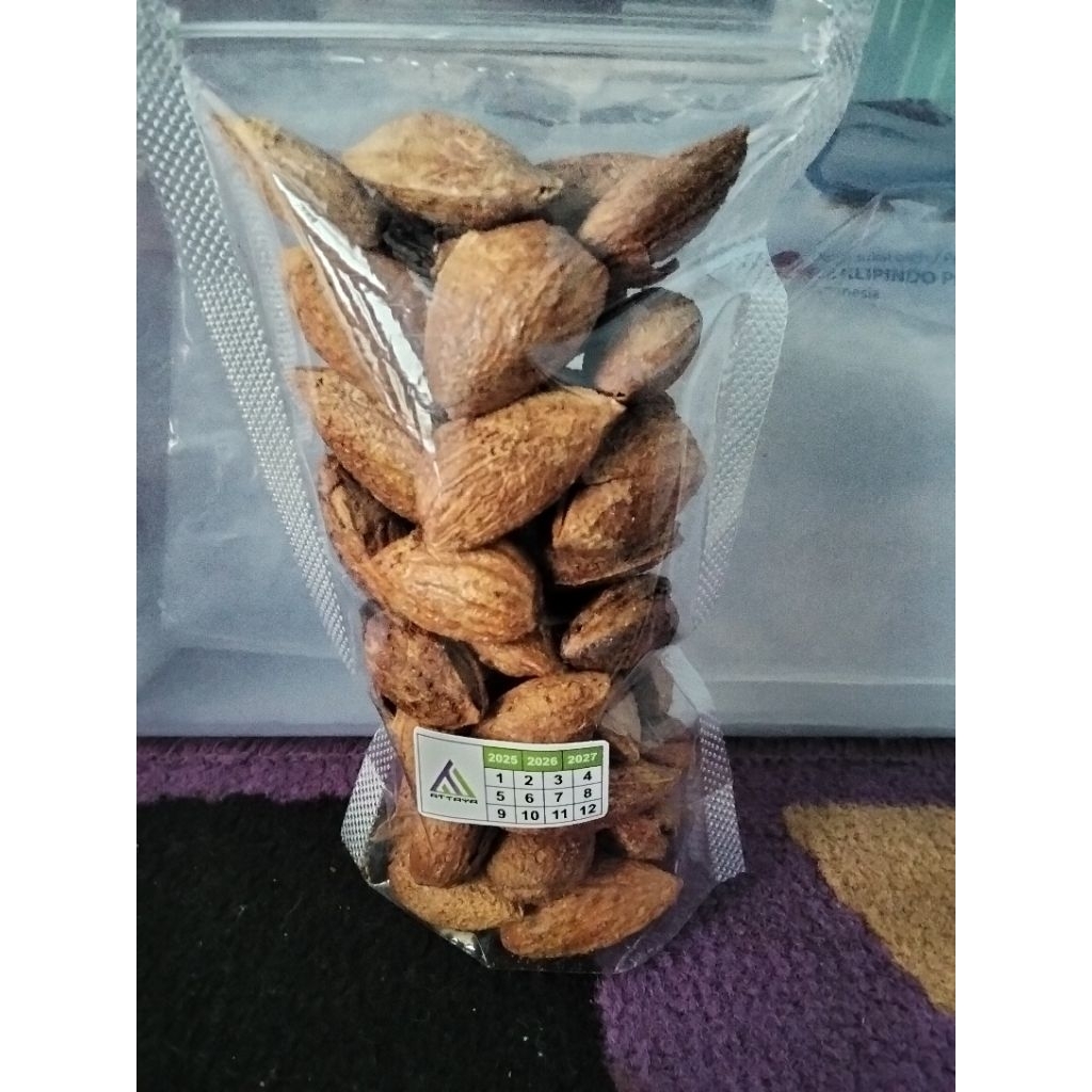 

Kacang Almond Kulit Panggang Kemasan 100gr