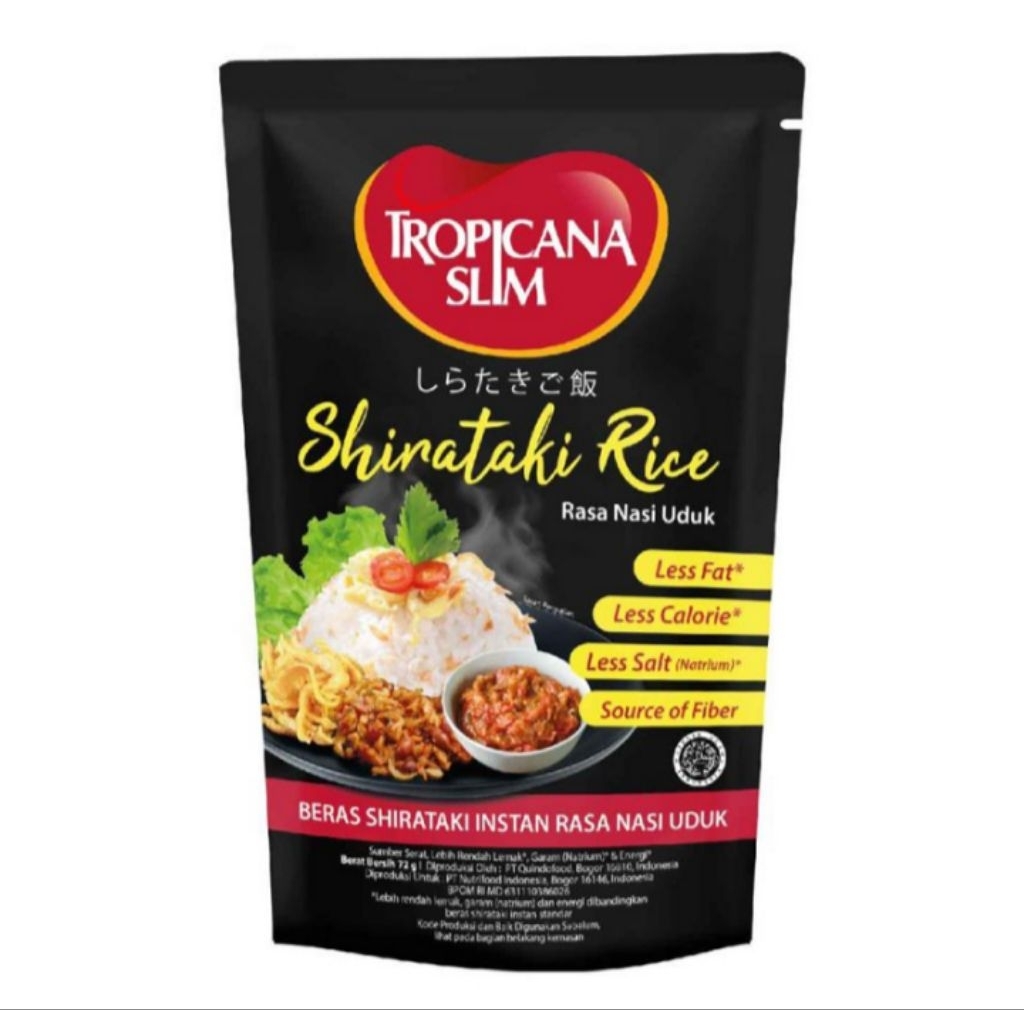 

Tropicana Slim Shirataki Rice rasa Nasi Uduk 72 g