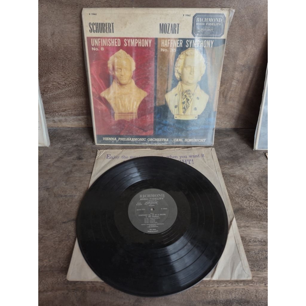 Piringan Hitam Vinyl SCUBERT MOZART Original