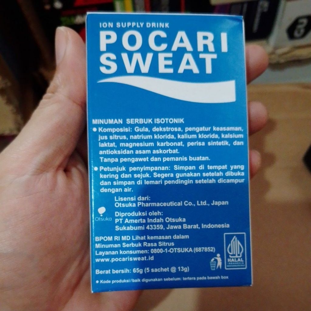 

pocari sweat dus isi 5 sachet