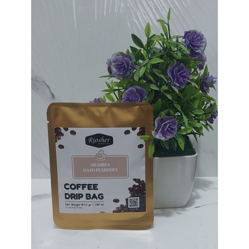 

Coffee Drip Bag Arabica Gayo Peaberry [Gold]
