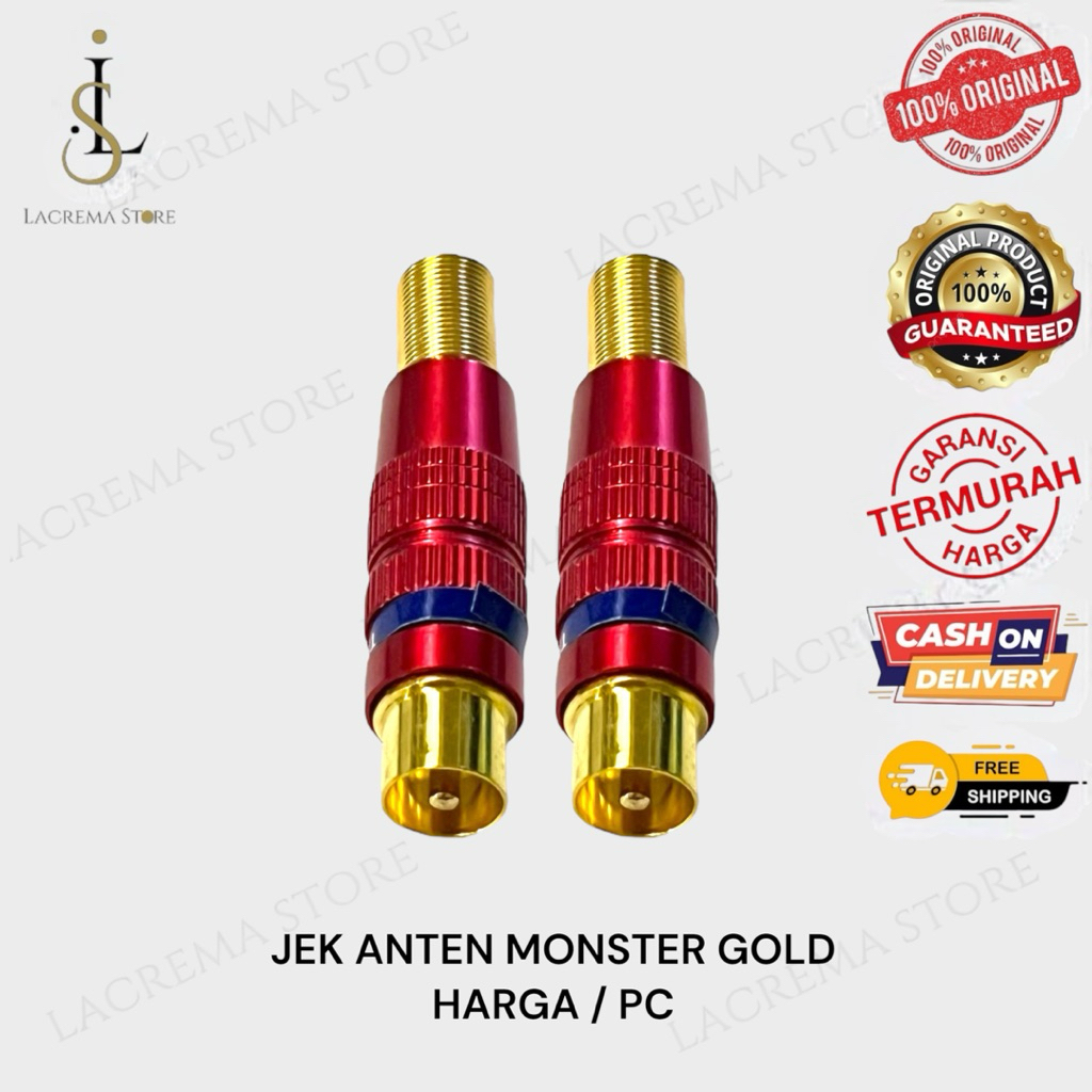 JACK JEK ANTENE TV 5C BUNTUT MONSTER GOLD TV ｜ JEK ANTENA TV KUALITAS BAGUS READY GROSIR JEK ANTEN T