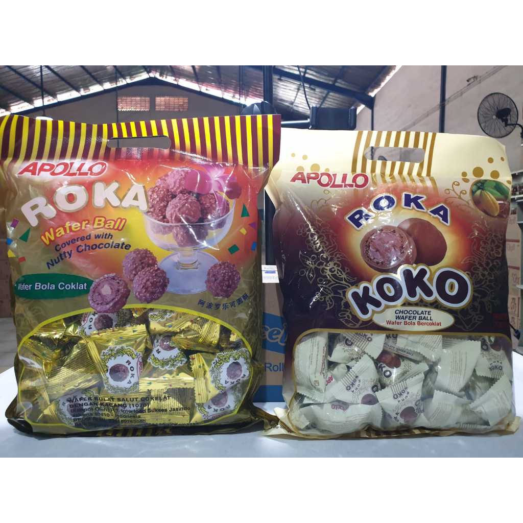 

Roka Apollo/ Roka Coklat/ Apollo Coklat/Wafer Bola Coklat/ Coklat bersalut Wafer