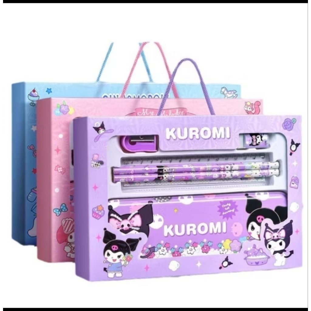 

set alat tulis stationary 1 IN 6 set alat tulis pensil sekolah