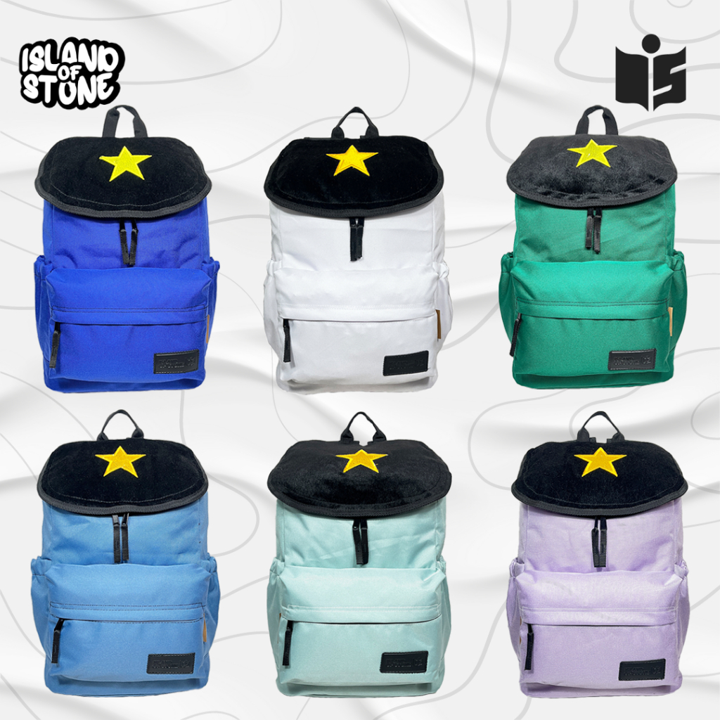 Tas Ransel Backpack (Starbag) Cordura Patch Hitam - Island Of Stone