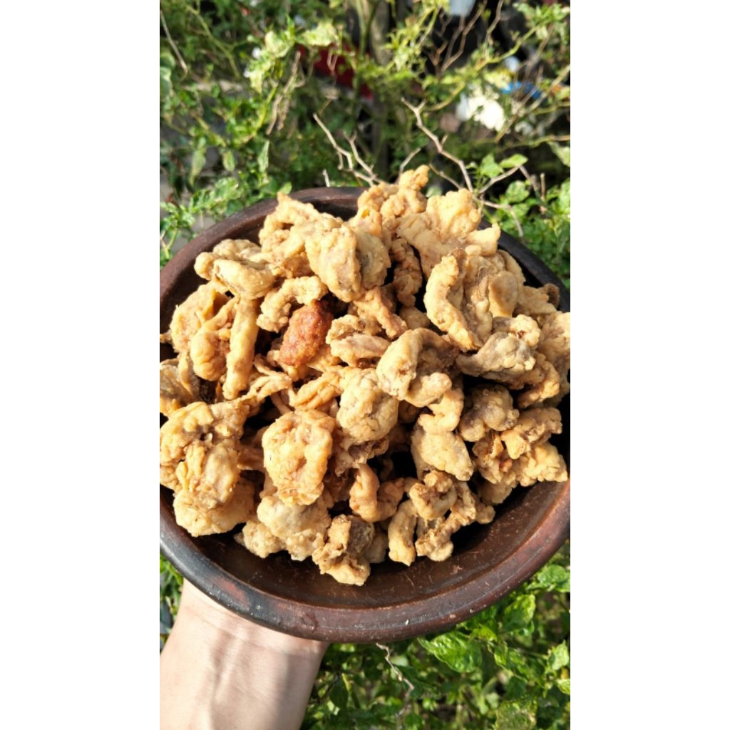 

Keripik kulit ayam ori 1kg