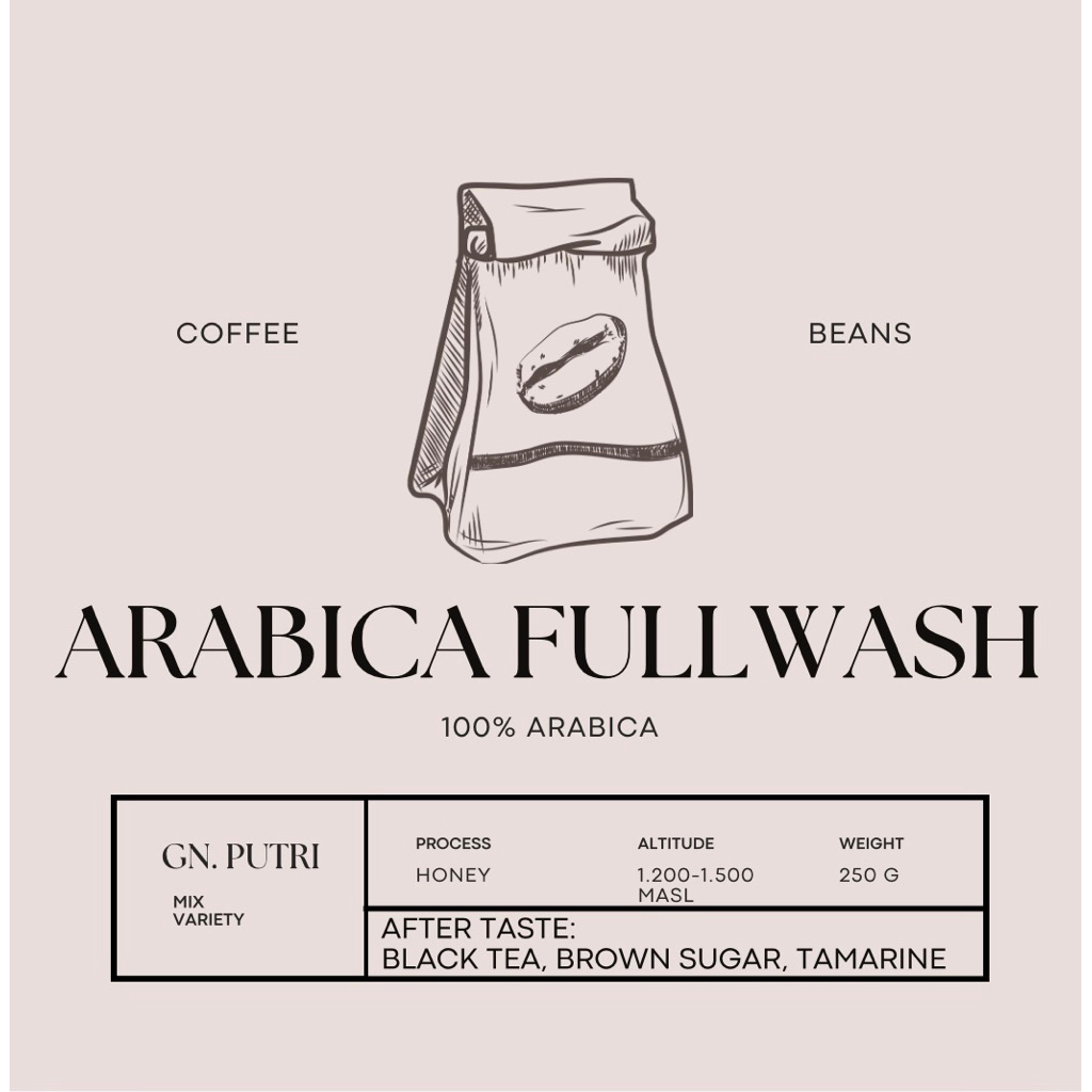 

Beans Arabica 100% Fullwash