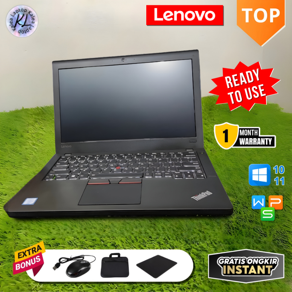LAPTOP LENOVO THINKPAD SERI x260 CORE I5/I7  SUPER MURAH RAM 8 SSD 256