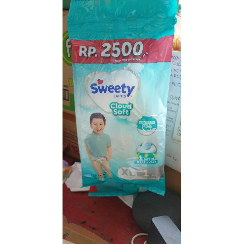 Sweety Cloud Soft uk XL renceng isi 6pcs