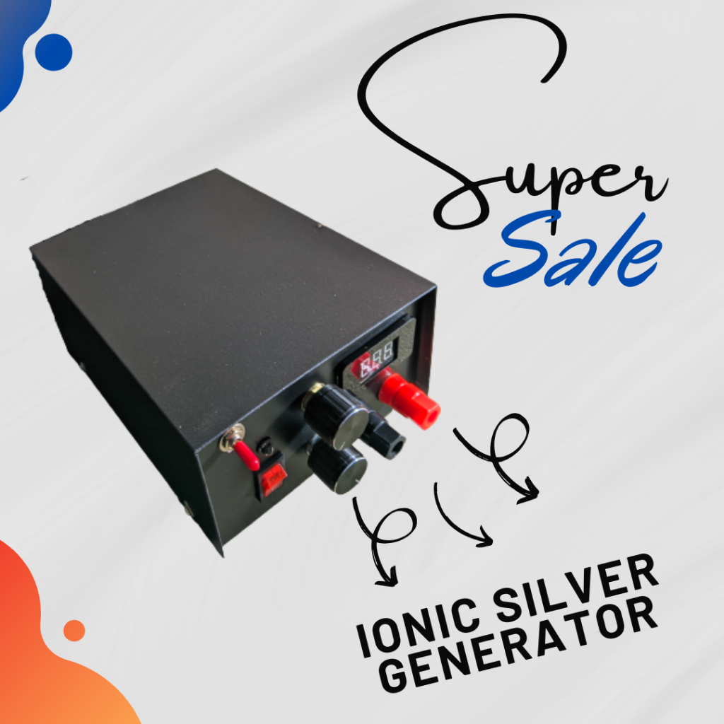 PAKET LENGKAP Generator Air Ion Perak | Colloidal Silver Water Maker