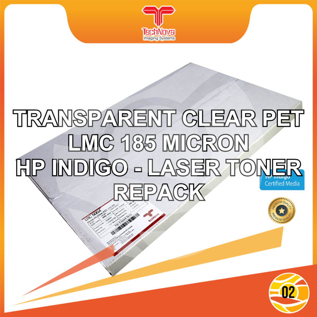 

TECHNOVA LMC 185 Micron Novalife PET Clear A3+ Kertas Synthetic Transparant Digital - Repack 50