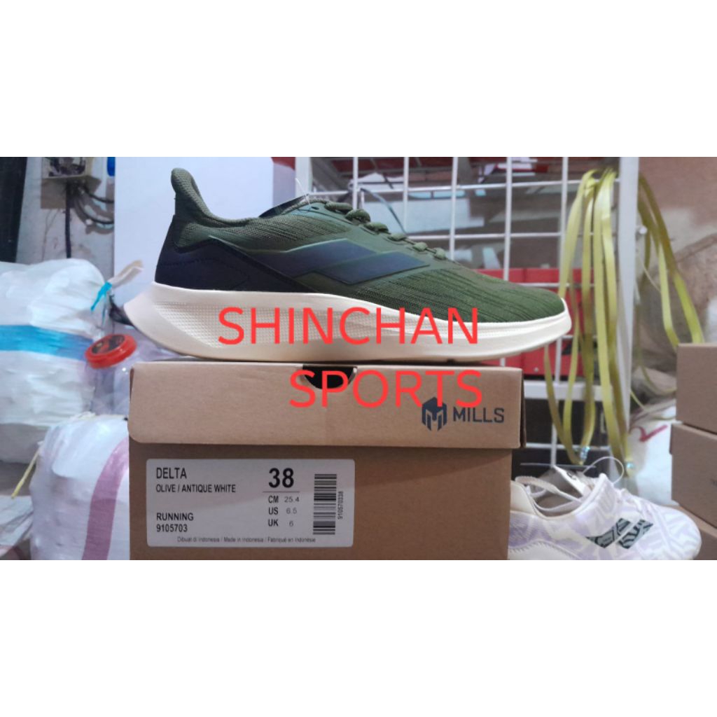 SEPATU RUNNING MILLS DELTA ORIGINAL
