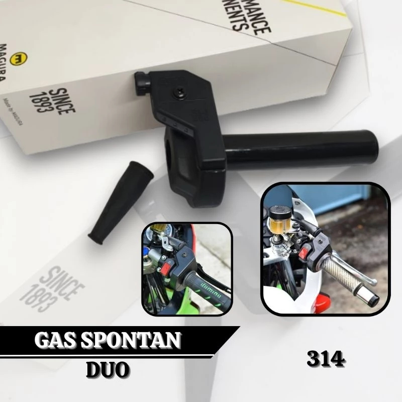 Gas Spontan Kontan Magura 314 313 Duo Gas Spontan Tomaselli Selongsong Pipa Gas Spontan Universal