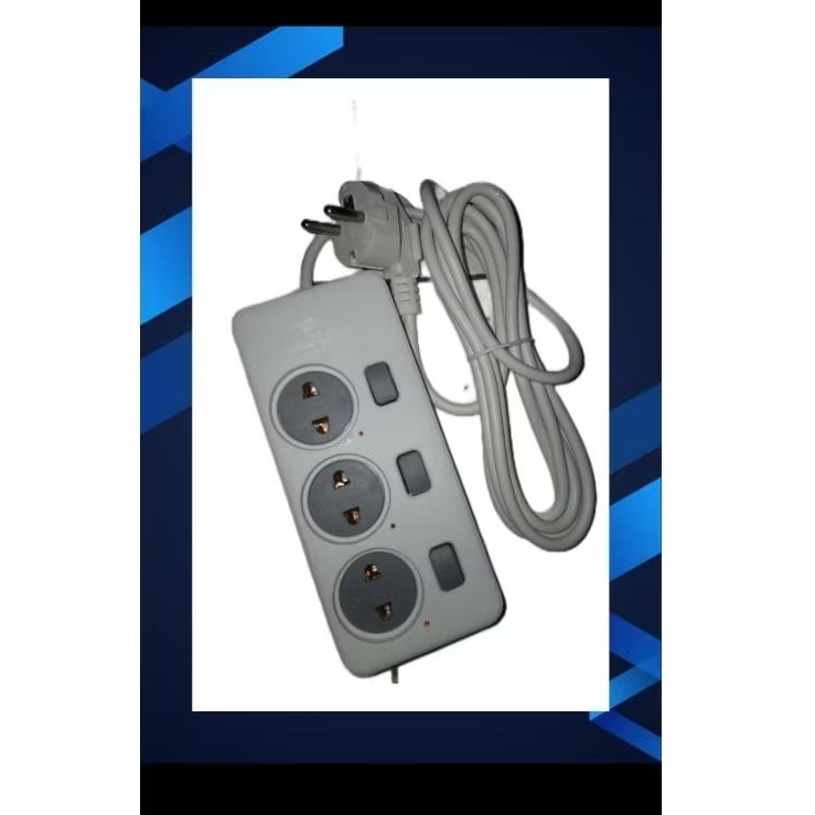 stop Kontak kabel + saklar on off / stop kontak kabel switch on off