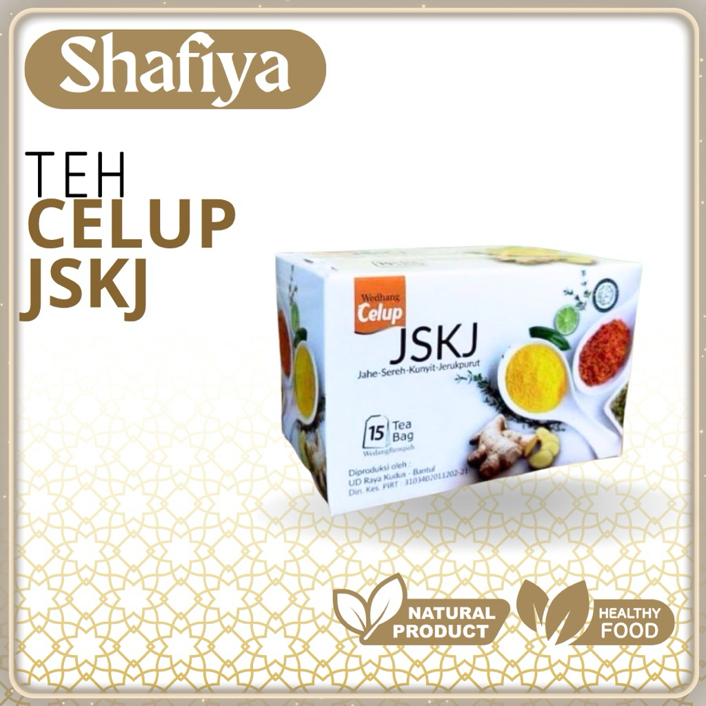 

Teh Celup JSKJ Jahe Sereh Kunyit Jeruk Purut