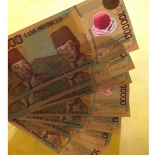 UANG 100 RIBU RUPIAH TAHUN 1999