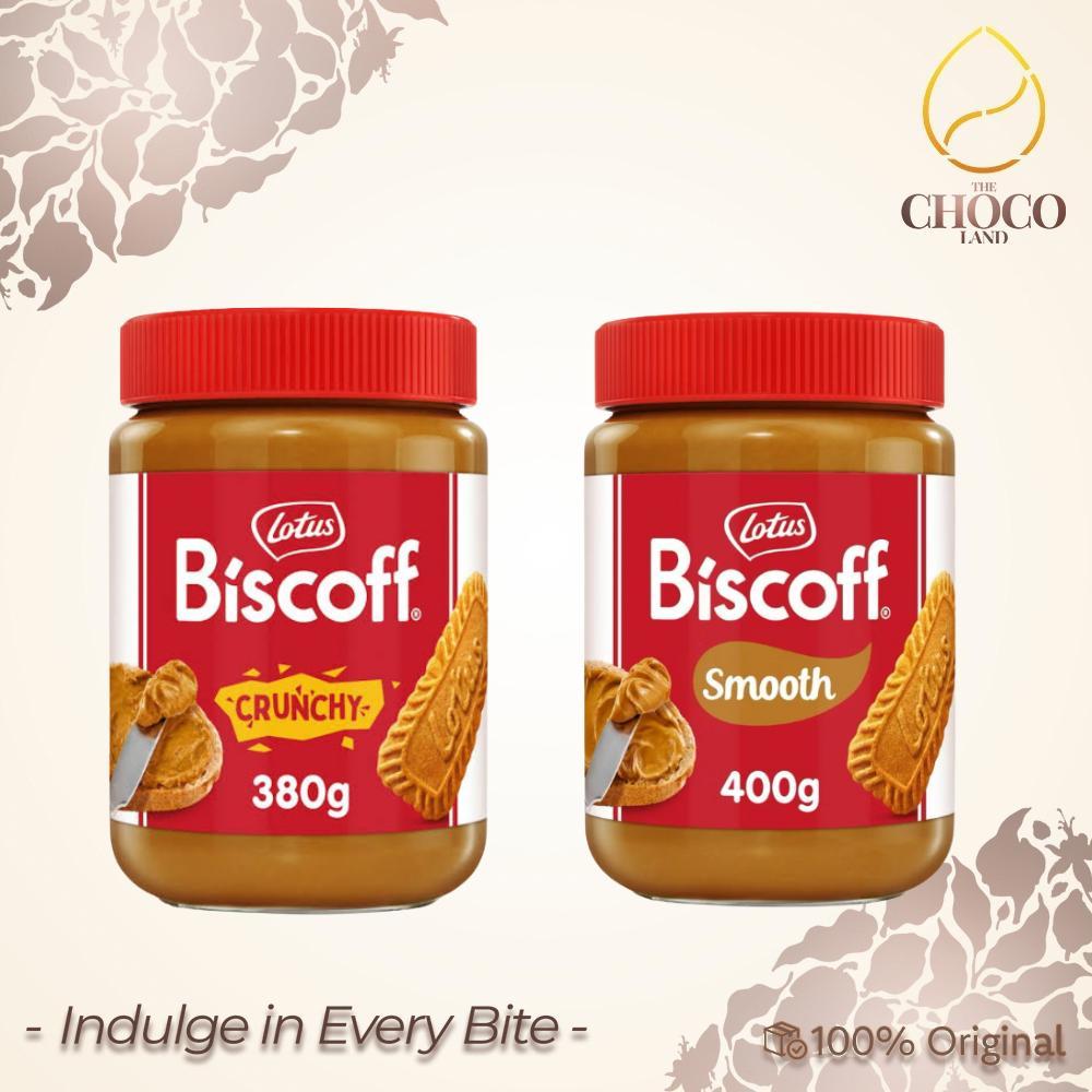 

Lotus Biscoff Crunchy Spread 380 gr Lotus Biscoff Smooth Spread 400 gram / Selai Lotus Biscoff