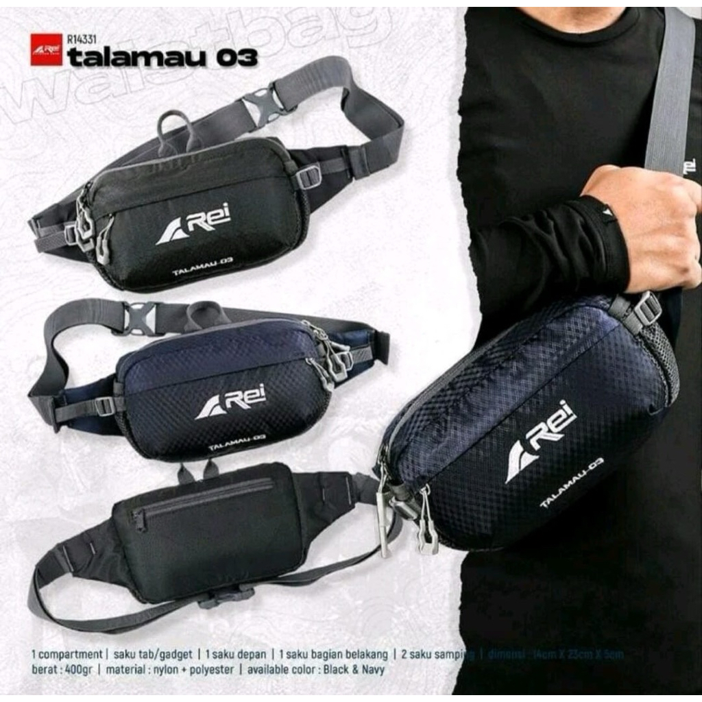 TAS PINGGANG TALAMAU 03 AREI OUTDOORGEAR - TAS PINGGANG AREI OUTDOORGEAR