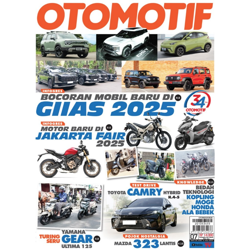 Tabloid Otomotif edisi Juni 2025 - Otomotif No.07