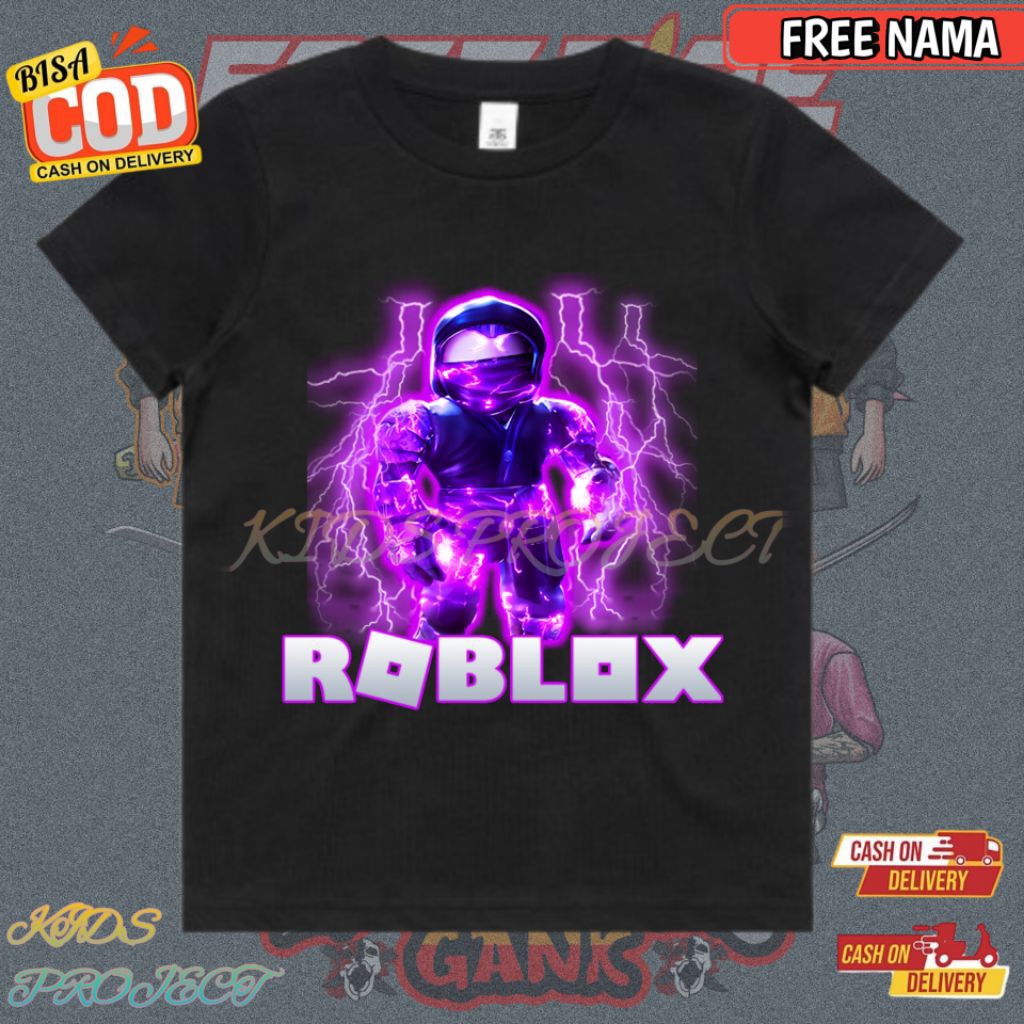 Kaos Anak Roblox Ninja Legends X Shadow Charge element