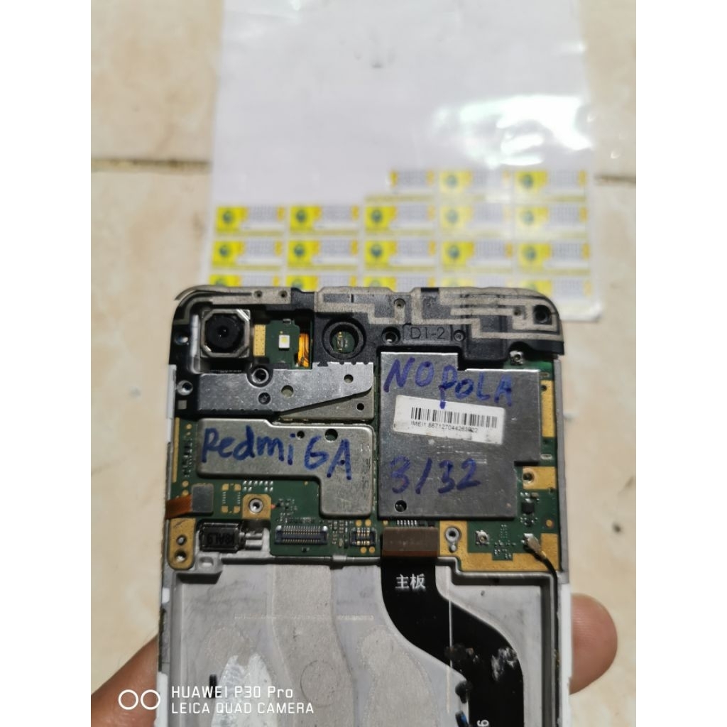 mesin redmi 6a 1 slot sim hybrid ram 3 32GB normal NOPOLA AKUN