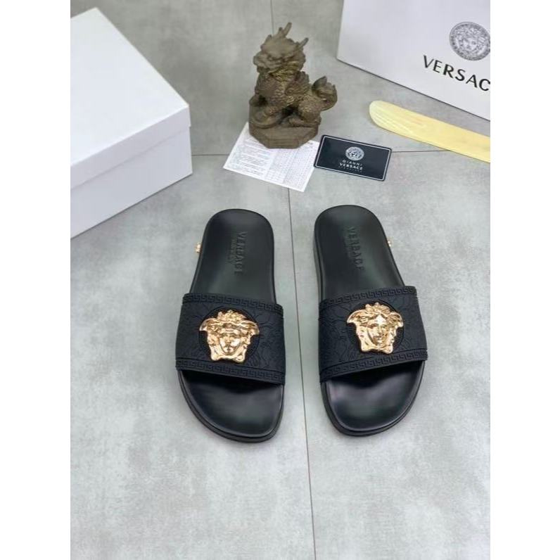 VERSACE Baru Sandal Sandal Sandal Outdoor Sepatu Pria Sepatu Pantai