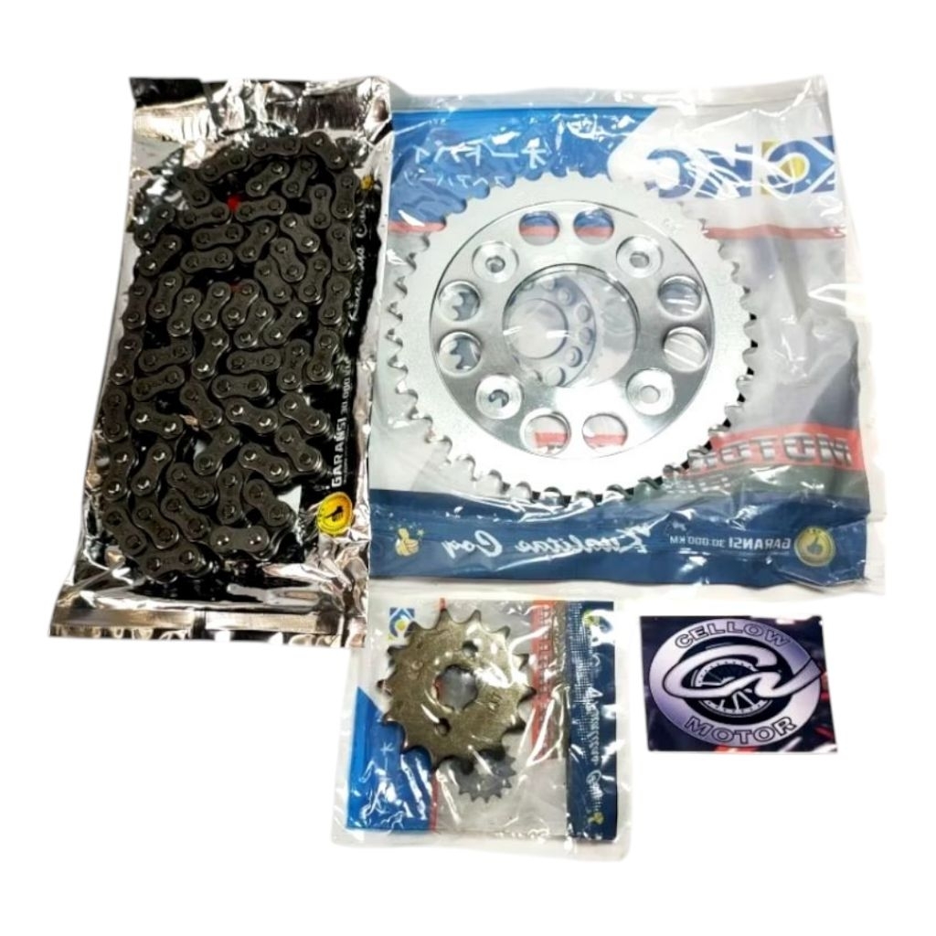 KC GEAR SET GEAR PAKET MODEL SSS HONDA SUPRA FIT NEW 38T, KARISMA , SUPRA X 125 , BLADE , ABSOLUTE R