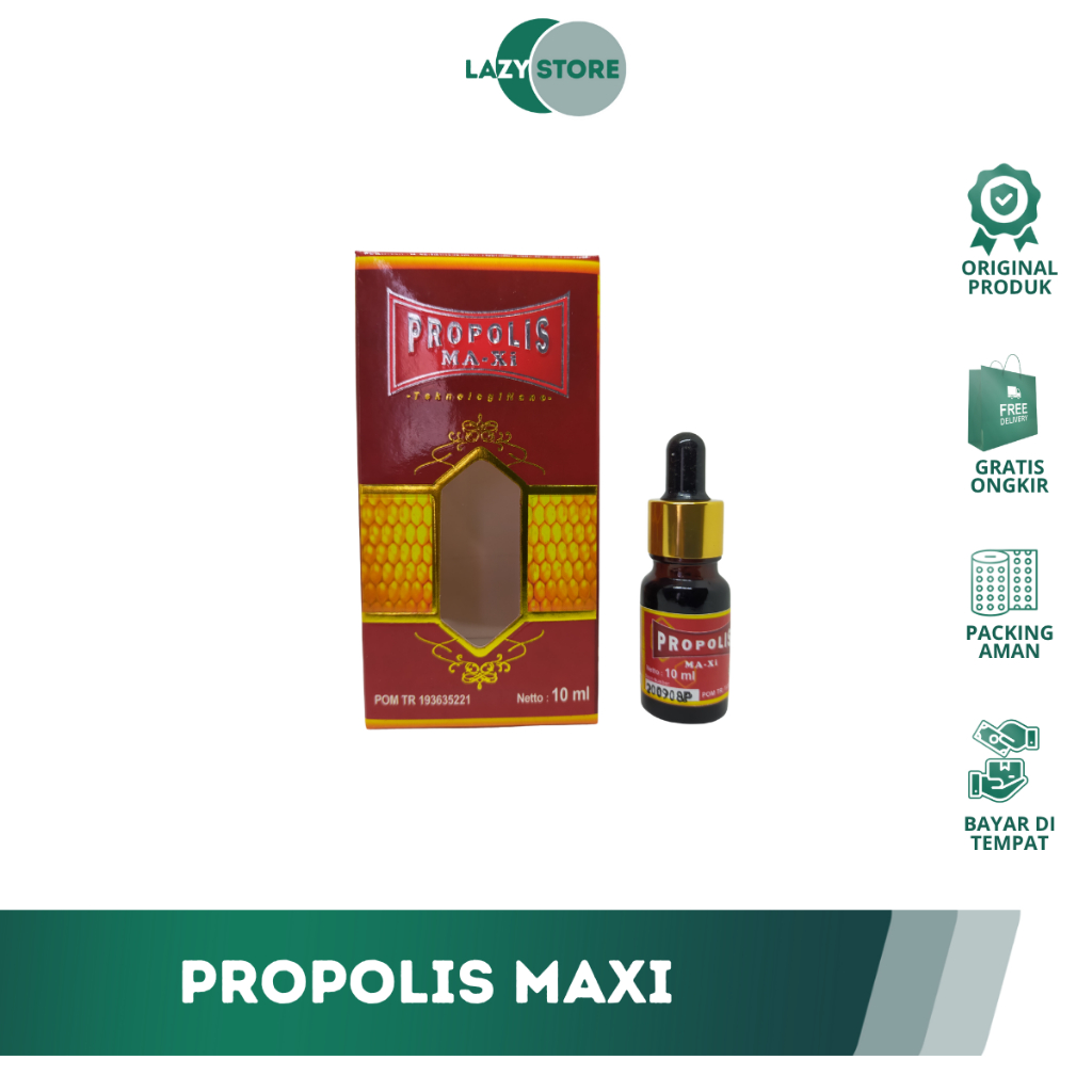 PROPOLIS MAXI - propolis herbal asli | propolis brazil SM original | untuk lambung, gatal, & aman un