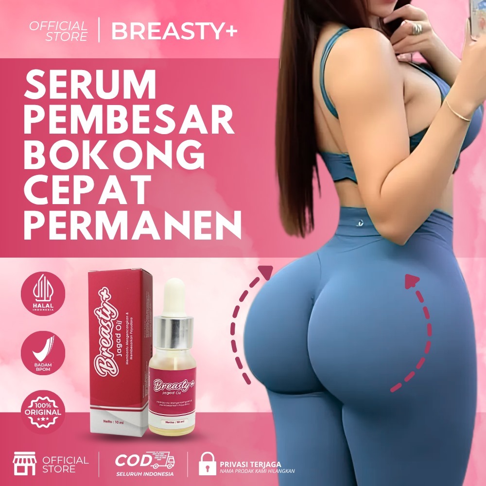 AMPUH - PEMBESAR BOKONG WANITA PERMANEN PEMBESAR PANTAT AMPUH BPOM CREAM BOKONG Breasty+ Serum Pembe