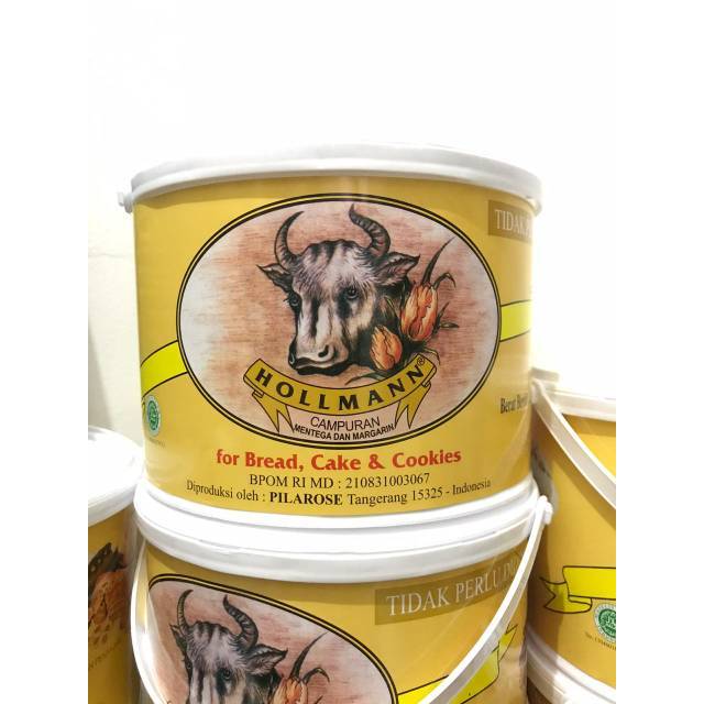 

[oddsolshop] pekanbaru/Hollmann Campuran Mentega & Margarin 2250GR Untuk Roti Kue & Biskuit HALAL