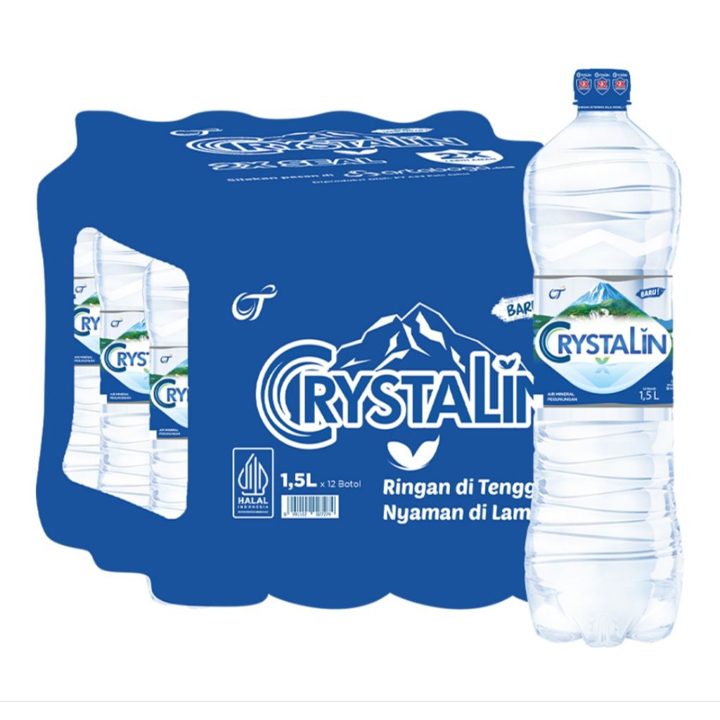 

CRYSTALIN 1500 ML ISI 12 PCS