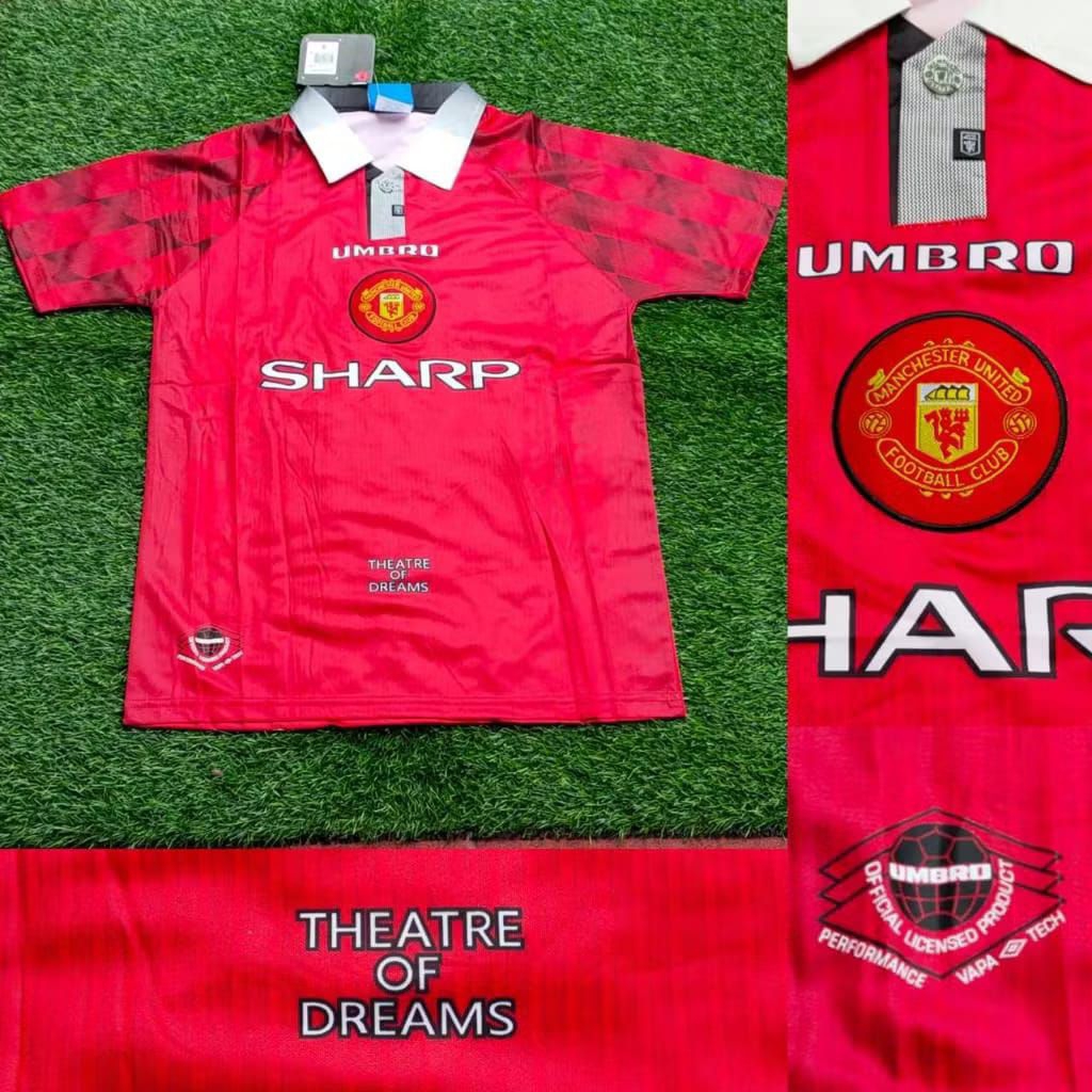 JERSEY RETRO VINTAGE MU HOME THEATRE OF DREAMS 1996/1997 AAA CLASSIC/ Jersey Vintage.