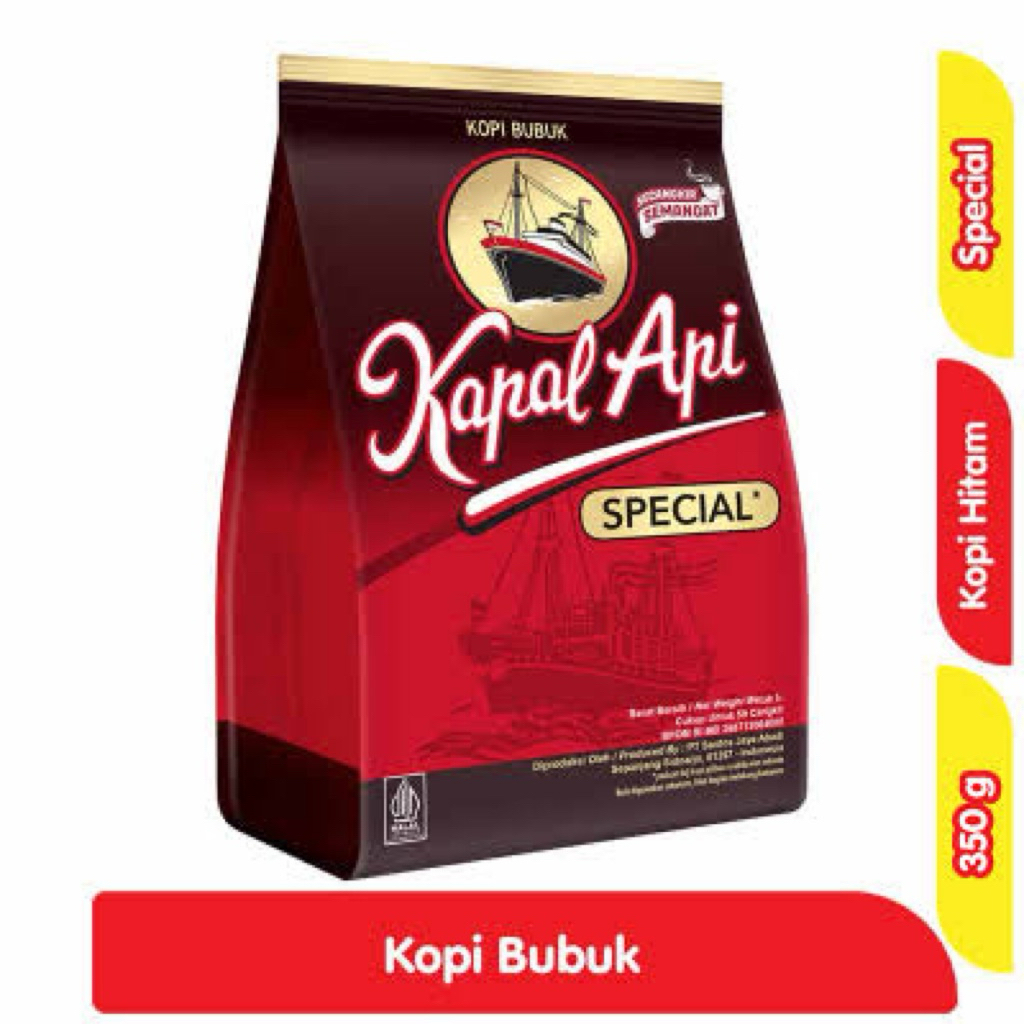 

Kapal api special 350 gram merah