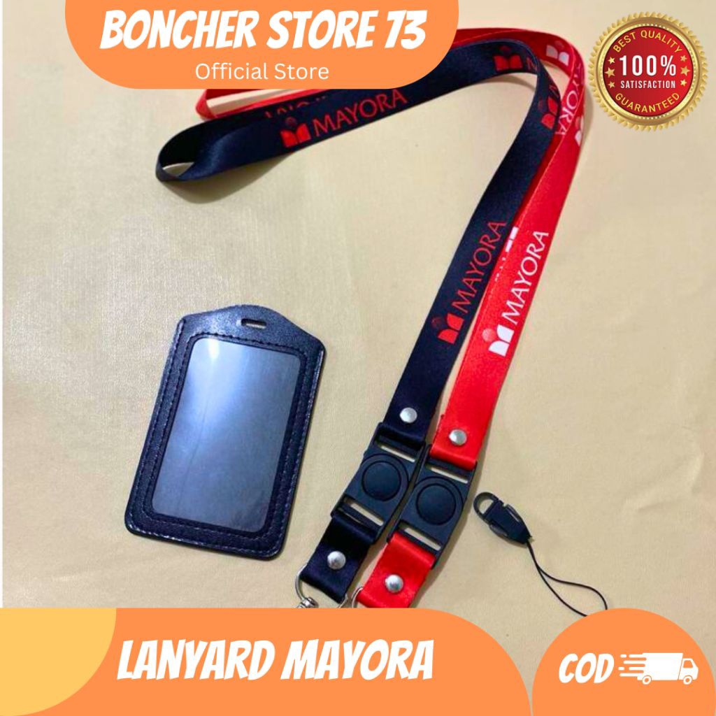 

MAYORA ID Card Tali Gantungan Lanyard Printing 2 Sisi