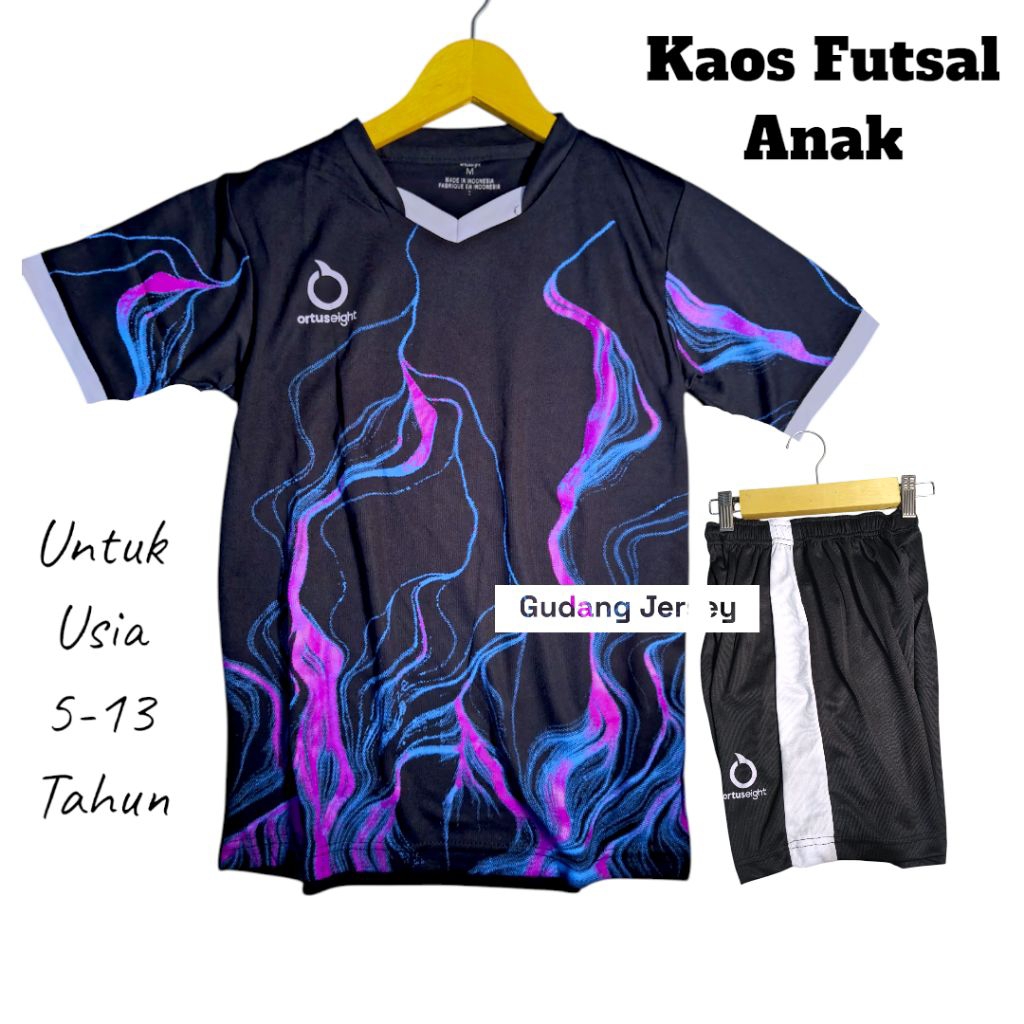 Baju Bola Anak Kaos futsal Anak Laki laki Jersey Olahraga usia 5-13 tahun