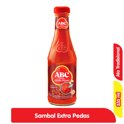 

[oddsolshop] pekanbaru/ABC Saus Sambal Ekstra Pedas Botol 335ML Extra Spicy Chilli Sauce Bumbu Masak