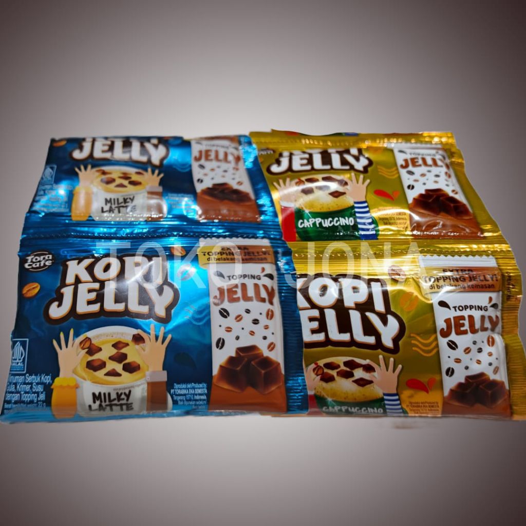 

Tora Cafe KOPI JELLY renceng isi 10 sachet