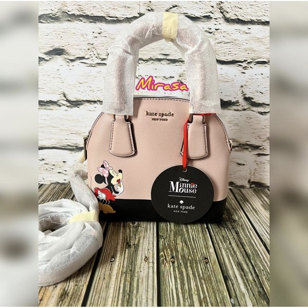 READY NEW Tas KS x Minnie Mouse Mini Dome satchel Bag