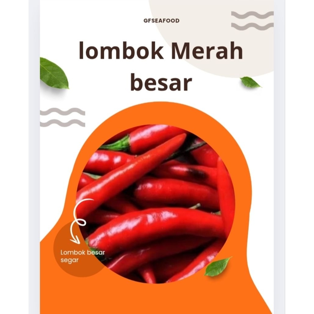 

Lombok Merah Besar 100g